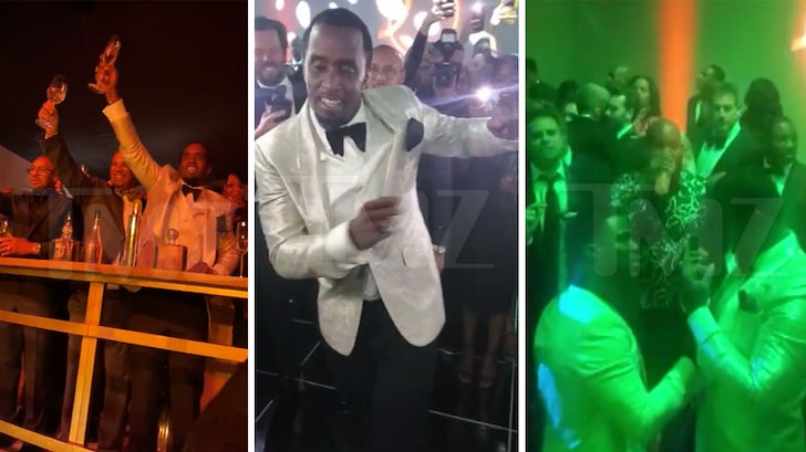 Diddy Celebrates 50th Birthday with Kim, Kanye, Jay Z, Beyonce