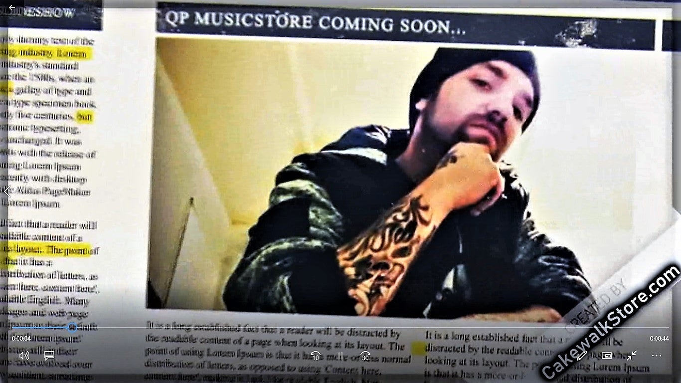Paul Qp Deweese Music Store Coming Soon... | CakewalkStore.com