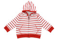 Hoodie in Red Marseille Stripe