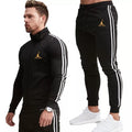 2 Piece Men Hoodies+Pants Sport Suit Jordan Men Clothing Set Gyms Sport wear Tracksuit Fitness Bodybuilding Suit Jogger Men Set