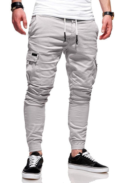Men Pants New Fashion Casual  Jogger Pants  Fitness Bodybuilding Gyms Pants Sweatpants Trousers