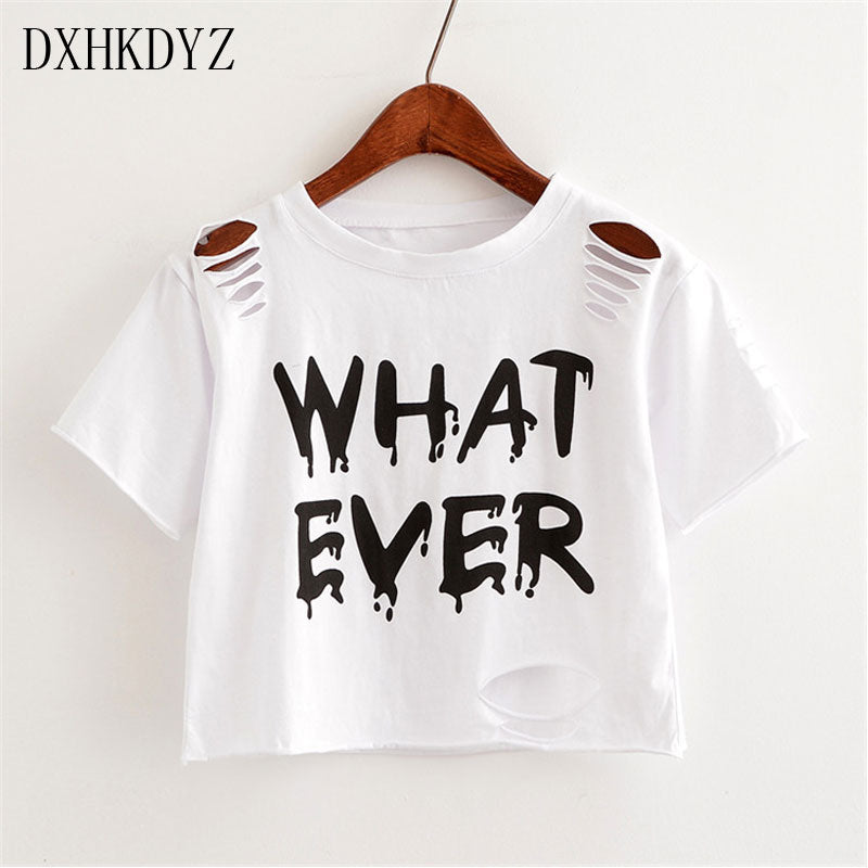 2017Brand cotton summer new European and American wind short sleeve O collar shirt printed short t shirt women t-shirt female