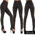 2016 New Arrival Wholesale Woman Denim Pencil Pants Top Brand Stretch Jeans High Waist Pants Women High Waist Jeans