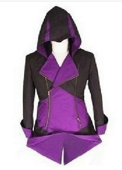 Assassins Creed Costume Cosplay Conner Kenway Hoodie Jacket Tracksuit Novelty Sweatshirt Hoody Plus Size Cloak Jacket Men