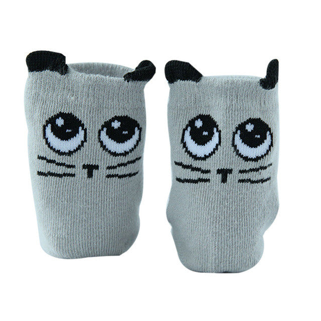 Baby Socks Newborn Cotton Boy Girl Cute Cartoon Toddler Anti-slip Infant Socks Drop shipping
