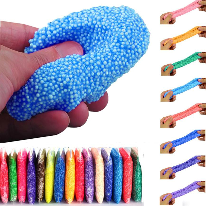 Colorful Snow Mud Fluffy Floam Slime Scented Stress Relief No Borax Kid Toys drop shipping Vent clay toys