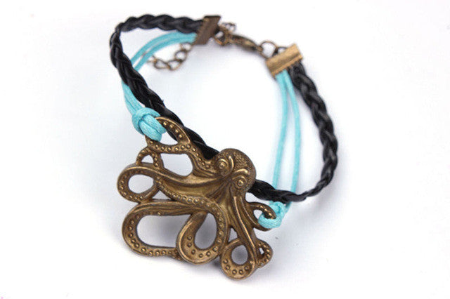 SUSENSTONE New Arrival 2016 Fashion Pierced Love Friendship Leather Charm Bracelet Design Bracelets For Women