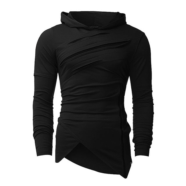 Stylish Design Spring Autumn Brand Men's Hoodies Tracksuits Hooded Men Male Solid Color Hooded Hoodie Sweatshirt Big Large Size