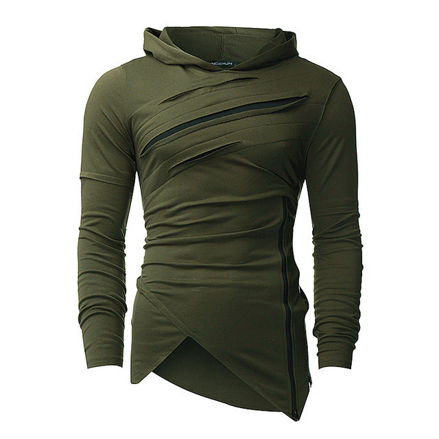 Stylish Design Spring Autumn Brand Men's Hoodies Tracksuits Hooded Men Male Solid Color Hooded Hoodie Sweatshirt Big Large Size