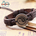SUSENSTONE Vintage Bracelet 2016 Hot Sale Tai Chi Ying Yang Men Women Wristband