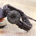 SUSENSTONE Retro Girl Boy Style Bracelet Bangle Charm Cuff Jewelry bracelets for women  Brown and Black