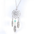 SUSENSTONE Fashion Retro Jewelry Dream Catcher Pendant Chain Necklace