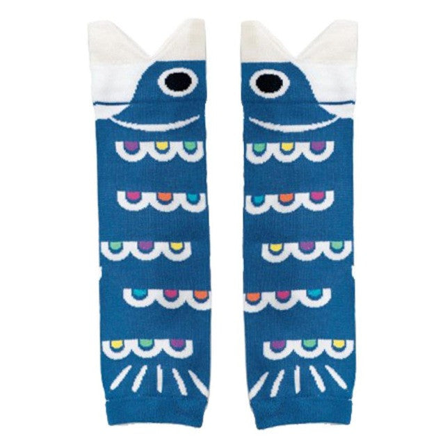 1 Pair Animal Shape Lovely Cotton Leg Warmers Baby Socks 30CM Baby Child Knee Pads New Brand For Kids Boy&Girls Christmas Gifts