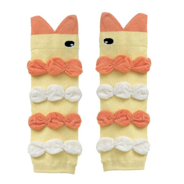 1 Pair Animal Shape Lovely Cotton Leg Warmers Baby Socks 30CM Baby Child Knee Pads New Brand For Kids Boy&Girls Christmas Gifts