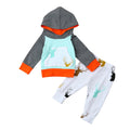 Baby Boys Girls Clothes Set Warm Outfits Tops Hoodie Top + Pant Leggings Cute Animals Deer Print Kids Baby Clothes