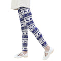 Girls Leggings 2017 Hot Children Leggings Christmas Children Trousers Printing Leggings Flower Baby Kids Girls Pencil Pants