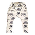 Kids Boy Dinosaurs Printed 2017 Elasticity Long Pants Lovely Harem Trousers Children's dinosaur print elastic harem pants