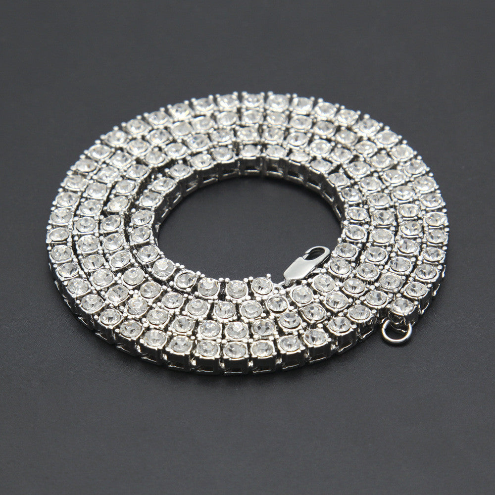 Hip Hop Men Bracelet Series Rhinestone Bracelet Chain Bling Crystal Bracelet