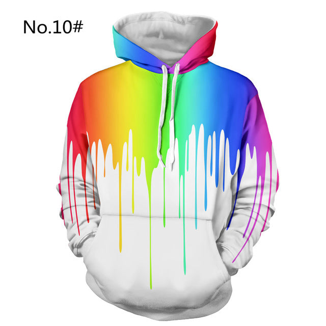 3D Hoodies Men Casual Hip Hop Fashion Hooded Pullover Hoody Long Sleeve Sweatshirt Crewneck Fashion Male Tops Plus Size 2018