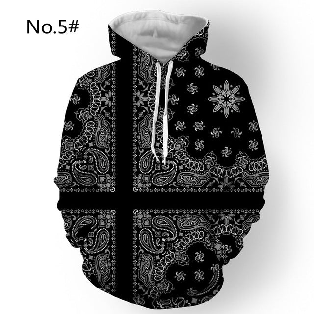 3D Hoodies Men Casual Hip Hop Fashion Hooded Pullover Hoody Long Sleeve Sweatshirt Crewneck Fashion Male Tops Plus Size 2018