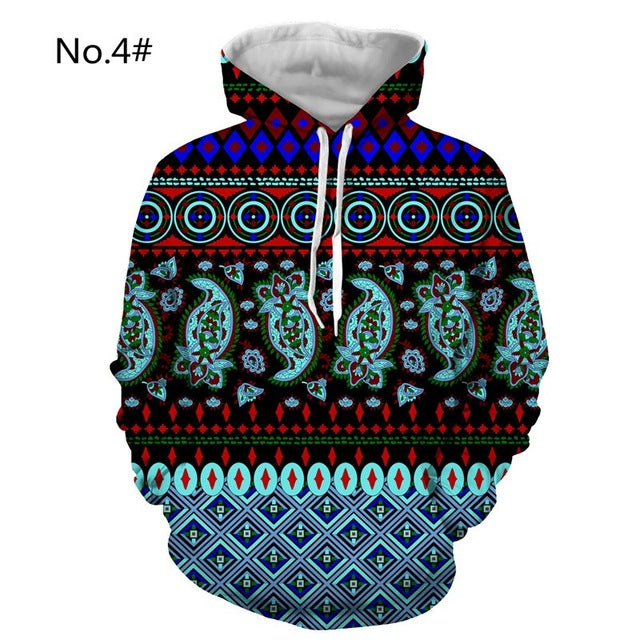 3D Hoodies Men Casual Hip Hop Fashion Hooded Pullover Hoody Long Sleeve Sweatshirt Crewneck Fashion Male Tops Plus Size 2018