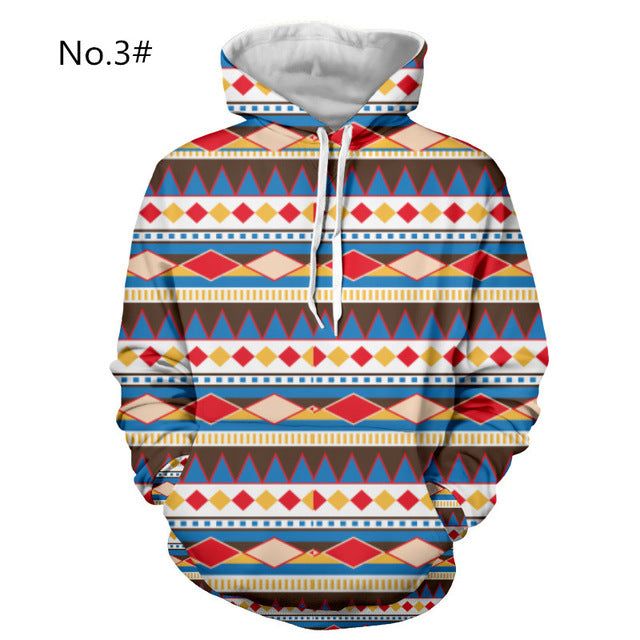 3D Hoodies Men Casual Hip Hop Fashion Hooded Pullover Hoody Long Sleeve Sweatshirt Crewneck Fashion Male Tops Plus Size 2018