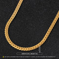 Men Women Fashion Luxury Filled Curb Cuban Link Gold Necklace Jewelry Chain