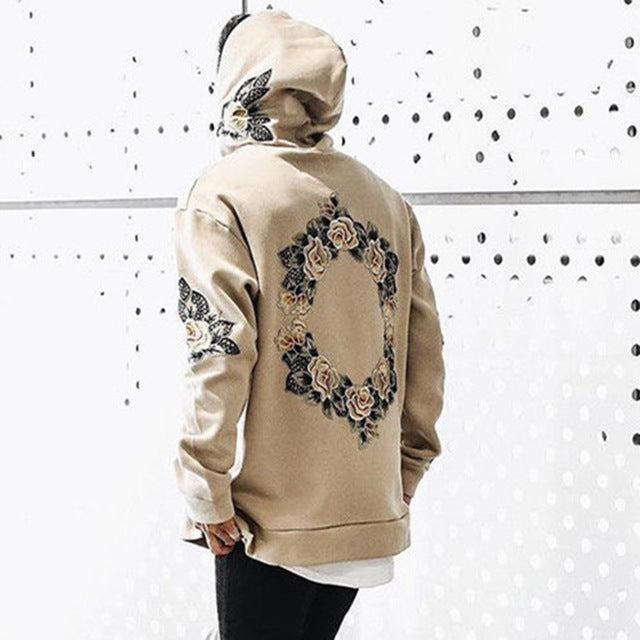 Stylish Men Long Sleeve Hoodie Sweatshirt Loose Size Printed Hedging Men Hooded Tops Outwear Pullover Streetwear Hoodies For Men