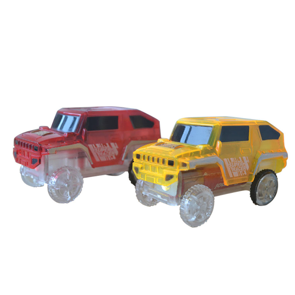 Electronics Special Car for Magic Track Toys With Flashing Lights Educational
