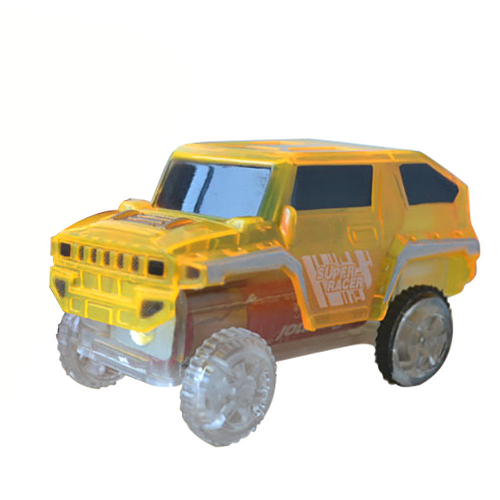 Electronics Special Car for Magic Track Toys With Flashing Lights Educational
