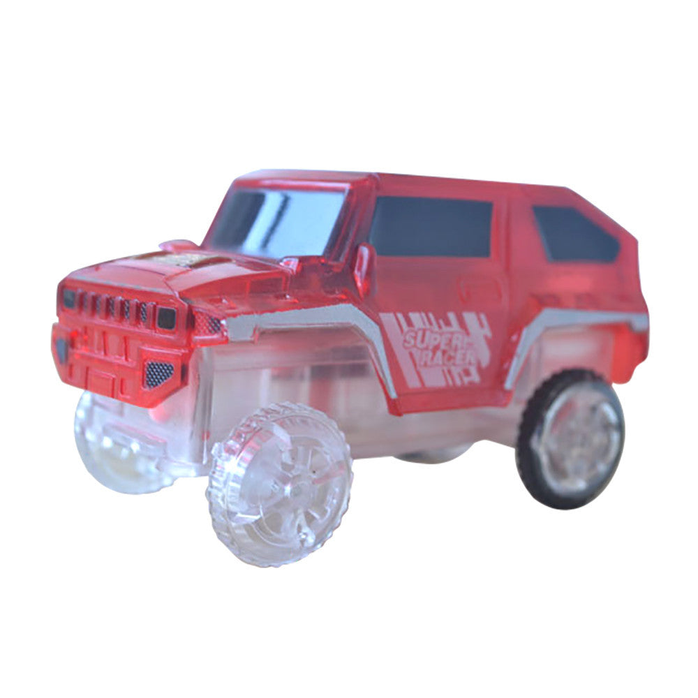 Electronics Special Car for Magic Track Toys With Flashing Lights Educational