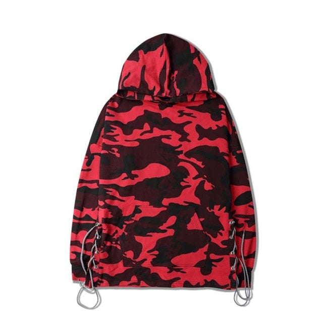 HEYGUYS HOT 2018 red  camouflage hoodie men fashion sweatshirts brand orignal design casual  pullover for me autumn