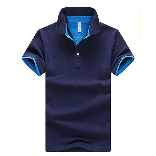 HEE GRAND 2018 New Arrival Men Summer Polo Shirt Turn-Down Collar Cotton Breathable Material Male Casual Polo Shirts MTP437