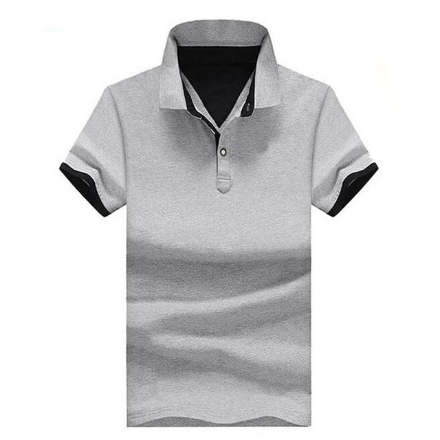 HEE GRAND 2018 New Arrival Men Summer Polo Shirt Turn-Down Collar Cotton Breathable Material Male Casual Polo Shirts MTP437