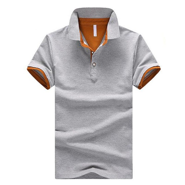 HEE GRAND 2018 New Arrival Men Summer Polo Shirt Turn-Down Collar Cotton Breathable Material Male Casual Polo Shirts MTP437