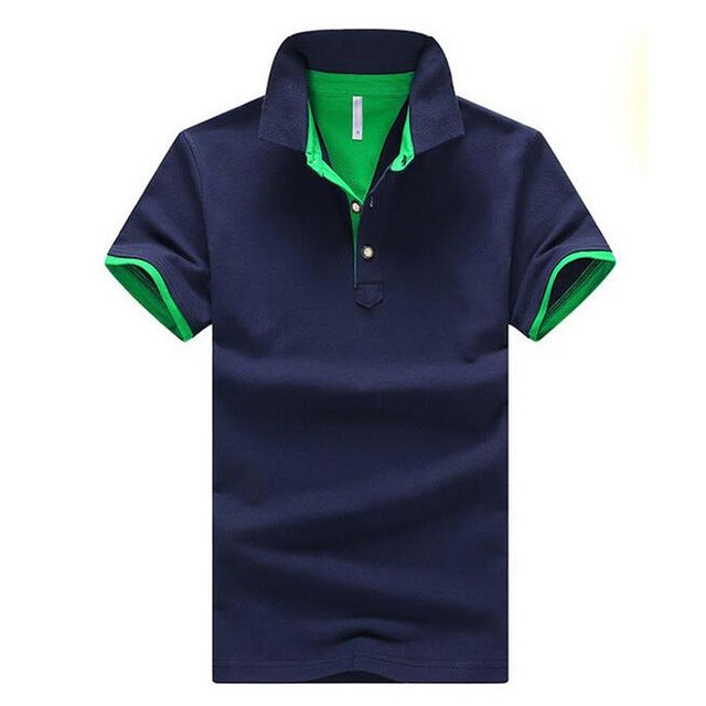 HEE GRAND 2018 New Arrival Men Summer Polo Shirt Turn-Down Collar Cotton Breathable Material Male Casual Polo Shirts MTP437