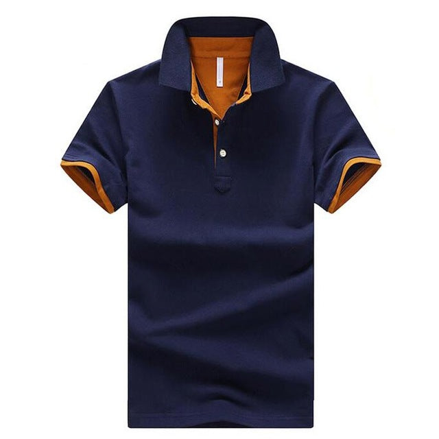 HEE GRAND 2018 New Arrival Men Summer Polo Shirt Turn-Down Collar Cotton Breathable Material Male Casual Polo Shirts MTP437