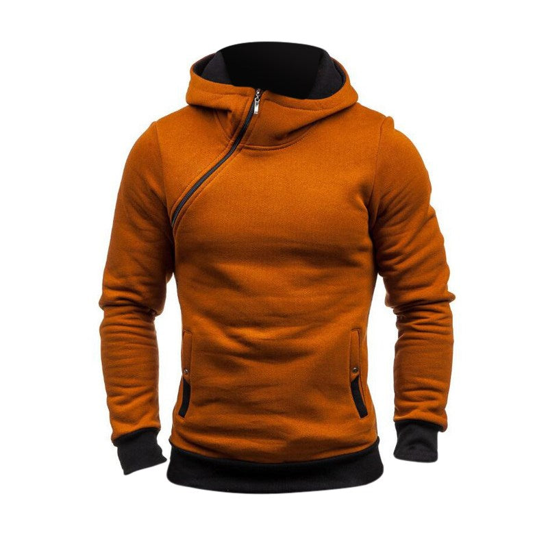 2018 Autumn Winter Men's Thicken Fleece Hoodies Sweatshirt Casual Slim Fit Zipper Hooded Hoody Tracksuit Pullover Men Hoody Coat