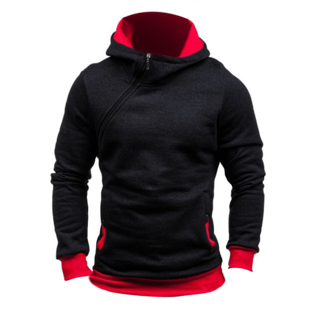 2018 Autumn Winter Men's Thicken Fleece Hoodies Sweatshirt Casual Slim Fit Zipper Hooded Hoody Tracksuit Pullover Men Hoody Coat