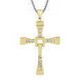 Fast and Furious Pendant Dominic Toretto Cross Men's Necklace Drop