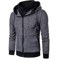 Men 2018 Casual Hoodies Autumn Fashion Hip Hop Warm Hoody Full Zip Up Neck Mens Hoodie Jacket Hooded Sweatshirt Man Sweat Homme
