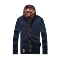 2018 Autumn Winter Men's Hoodies Hooded Sweatshirt Europe College Style Slim Fit Buttons Down Cardigan Hoodie Jacket Men Outwear