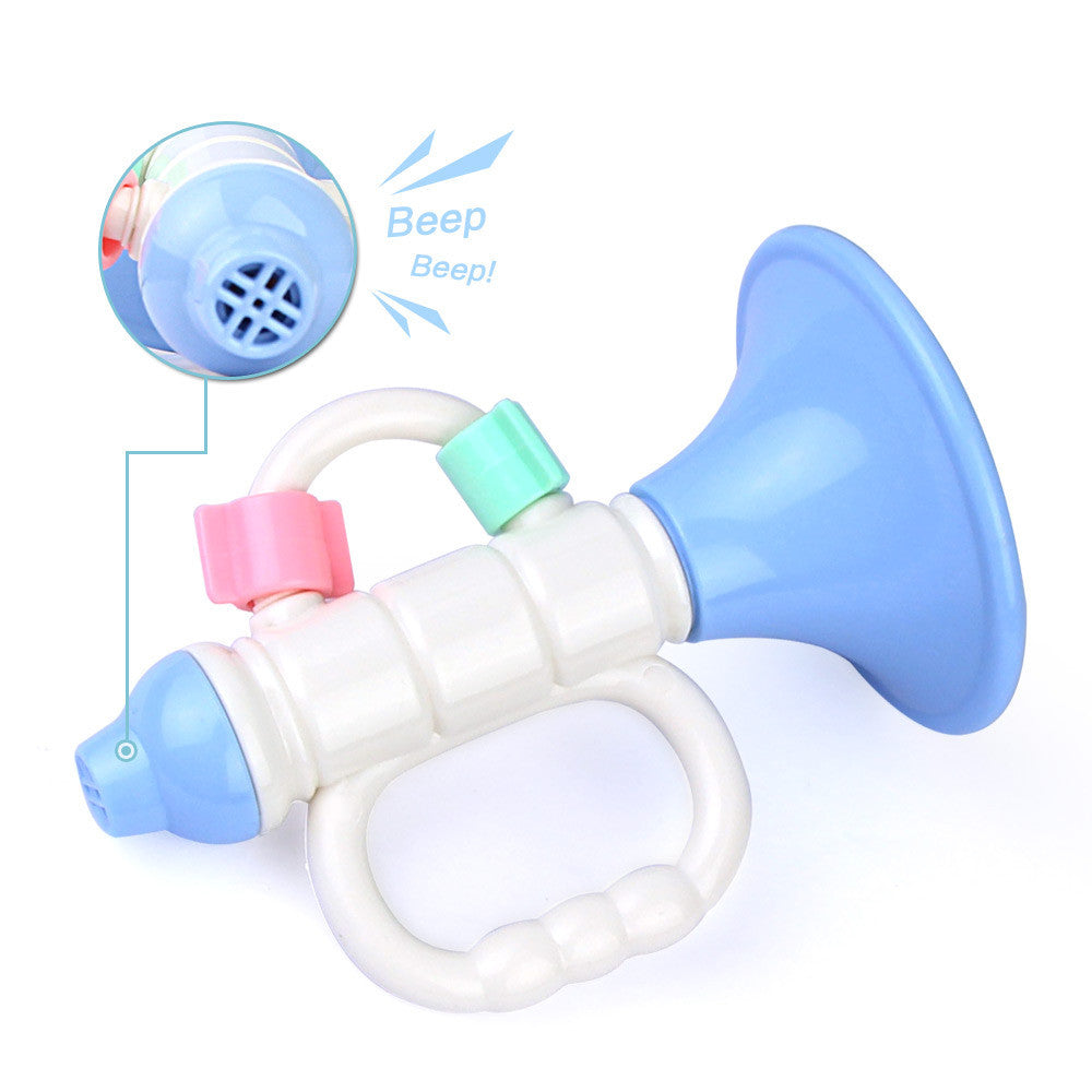 Safety Baby Toddler Teether Hand Shake Bell Ring Funny Educational Toy