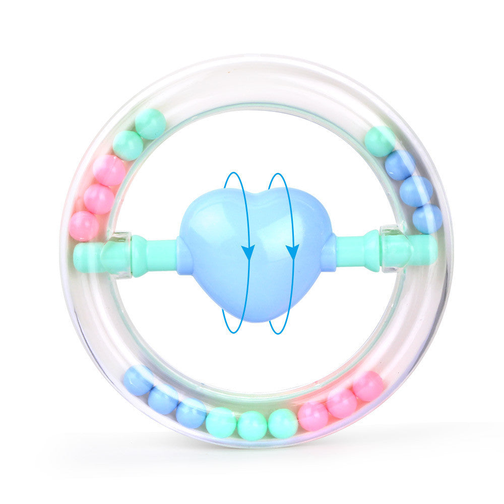 Safety Baby Toddler Teether Hand Shake Bell Ring Funny Educational Toy