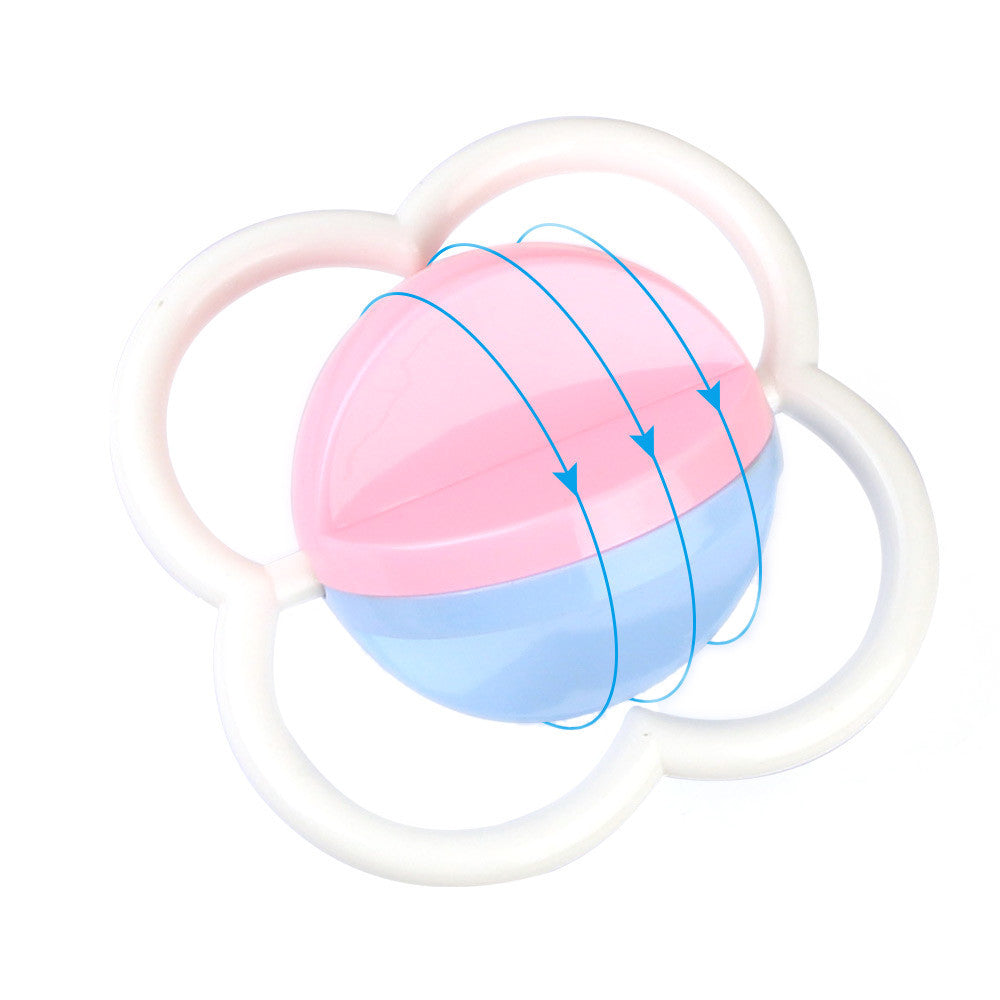 Safety Baby Toddler Teether Hand Shake Bell Ring Funny Educational Toy
