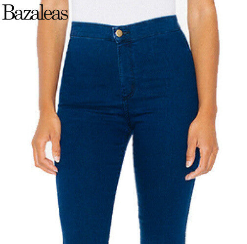 2018 Summer Women Jeans Stretch Skinny Pant elastic Denim Jean High Waist Slim Casual Pencil Jeans