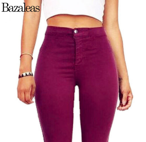 2018 Summer Women Jeans Stretch Skinny Pant elastic Denim Jean High Waist Slim Casual Pencil Jeans