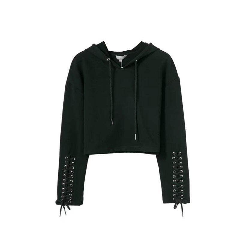 Women Fashion Hoodies Sweatshirt 2018 Spring Autumn Long Sleeve Stylish Crop Top  Hoodies Casual Sweatshirt Tracksuit