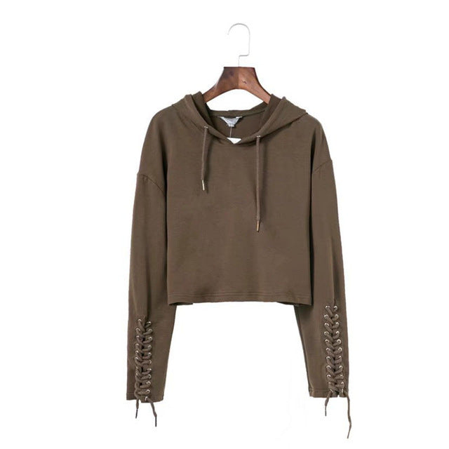 Women Fashion Hoodies Sweatshirt 2018 Spring Autumn Long Sleeve Stylish Crop Top  Hoodies Casual Sweatshirt Tracksuit