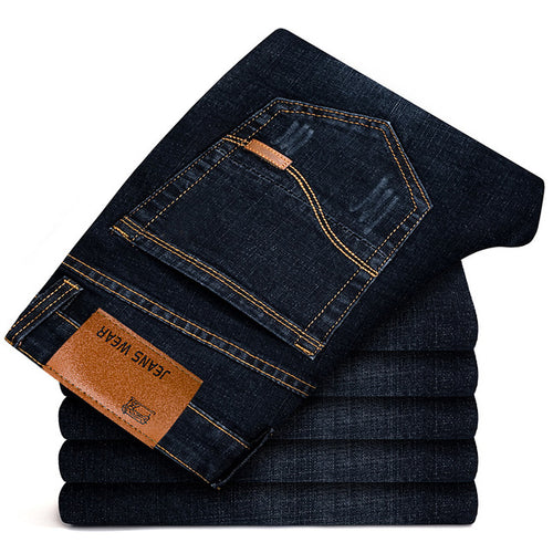 2018 New Spring men's Jeans Classic Jean Slim Pants Skinny Youth man Straight Trousers male Cloth Elastic Jeans Tide Fashion Hot